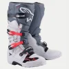 Botas Off Road Alpinestars TECH 7 Enduro Gris/Gris Oscuro/Rojo Brillante 1