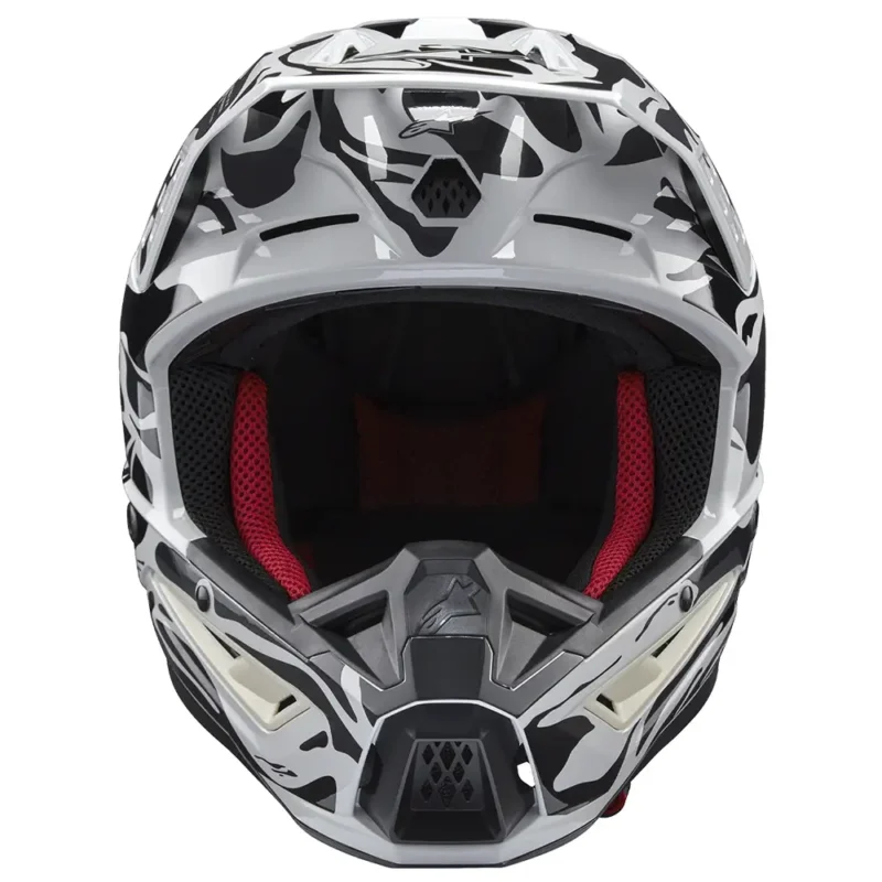 SM5 MINERAL Gris Frío/Gris Oscuro Brillante Casco Alpinestars