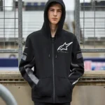 ESEMEX Sudadera con Capucha Negro/Carbón