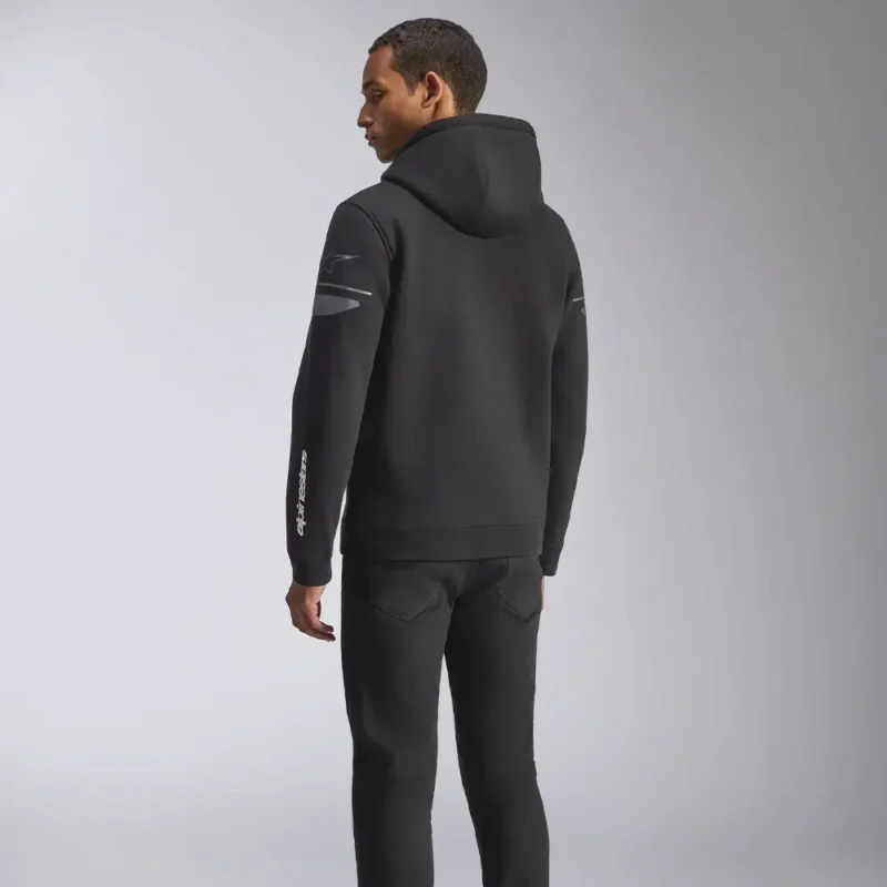 ESEMEX Sudadera con Capucha Negro/Carbón