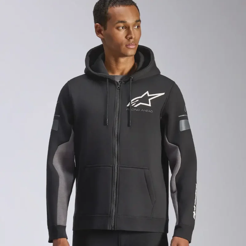 ESEMEX Sudadera con Capucha Negro/Carbón