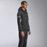 ESEMEX Sudadera con Capucha Negro/Carbón