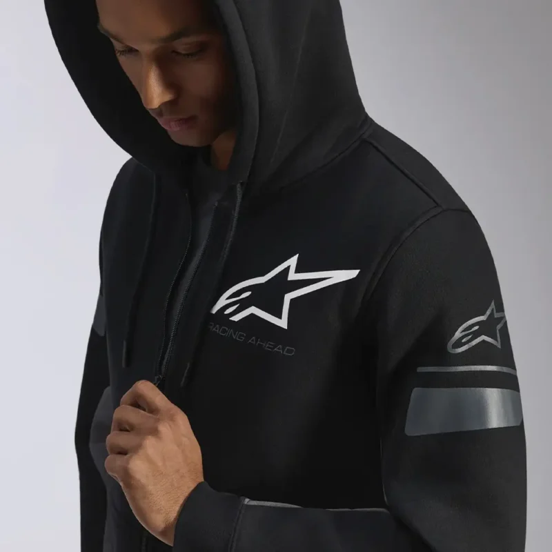 ESEMEX Sudadera con Capucha Negro/Carbón