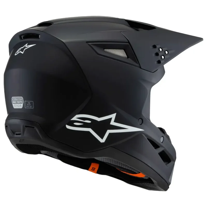 SM3 Negro Mate (NIÑOS) - Casco Alpinestars